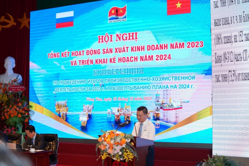 Vietsovpetro tổng kết hoạt động sản xuất, kinh doanh 2023, triển khai kế hoạch năm 2024